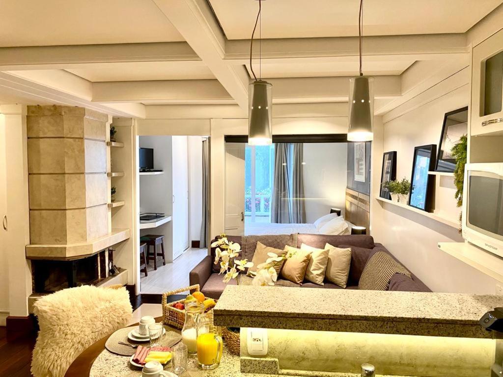 Espetacular Apartamento Em Canela, Laje De Pedra - Mountain Village 外观 照片